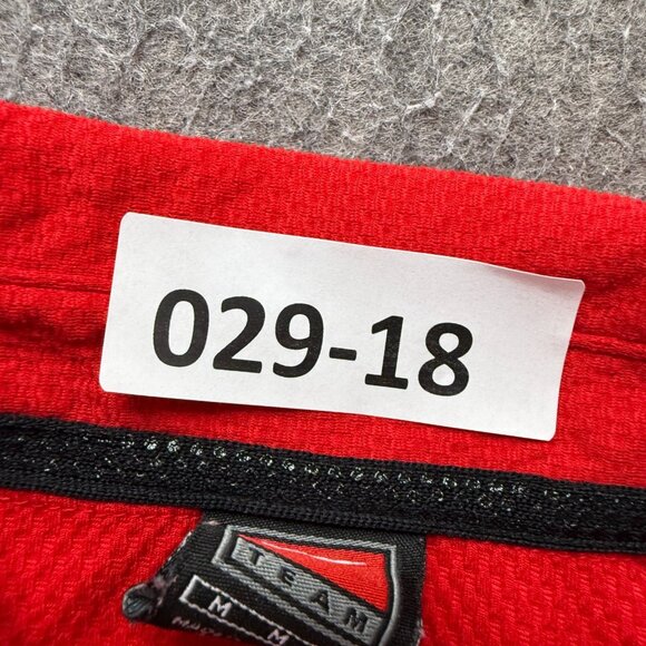 Georgia Bulldogs Nike Polo Shirt Men M Red Colorblock Performance Team Issue - Picture 16 of 16